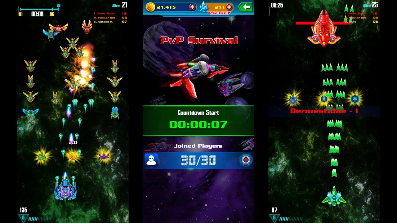 iOS PvP Survival - New mode GUIDE and Tips Tricks for Player Galaxy Space Attack Games Mobile