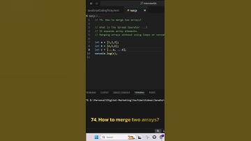 Top JavaScript Expert Reveals SECRET to Merging Arrays in 1 Second