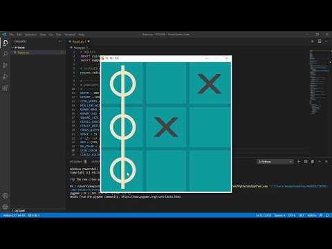 HOW TO CREATE MULTIPLAYER TIC TAC TOE FUN GAME TO PLAY WITH FRIENDS USING PYTHON
