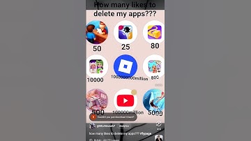 how many likes to delete my apps??? #fypage