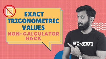 🎯 Exact Trigonometric Values - NO CALCULATOR 🔥
