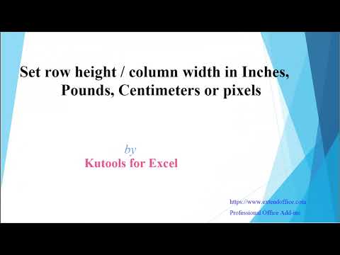 Set row height