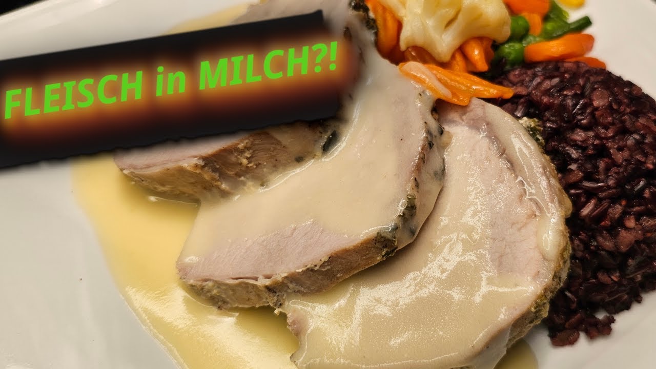 Schweinskarree in Milch gegart 😲 | zart, saftig & unglaublich aromatisch