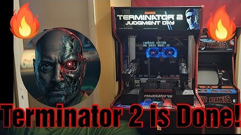 1991 Midway Terminator 2 Original Arcade Game. Systems Restored