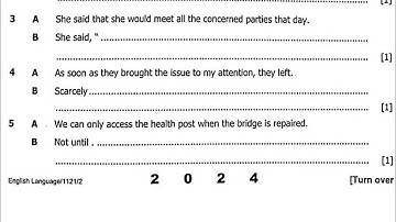 2024 English paper 2 (GCE)_ Rewrites Exam revision