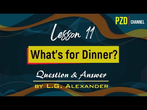 What'S For Dinner Question