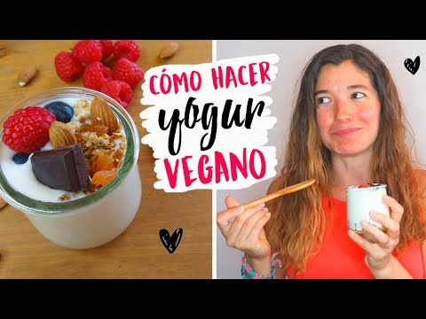 Cómo hacer YOGURT VEGANO, fácil y sin yogurtera  | NUTRIRIANA