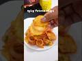 Spicy Potato Chips 😍 #shorts #trending #viral #potato #chips #easyrecipe #snacks #foodie
