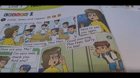 Học hè Tiếng Anh Lớp 4 || Unit 1 Nice to see you again! LESSON 1