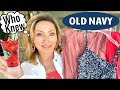 OLD NAVY HAUL & TRY ON: More *NEW* Spring Items  // Over 50 // Who else likes Starbucks?
