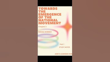 Class 8 | Social Science | Part 1 | Chapter 2 | Towards the emergence of the national movement