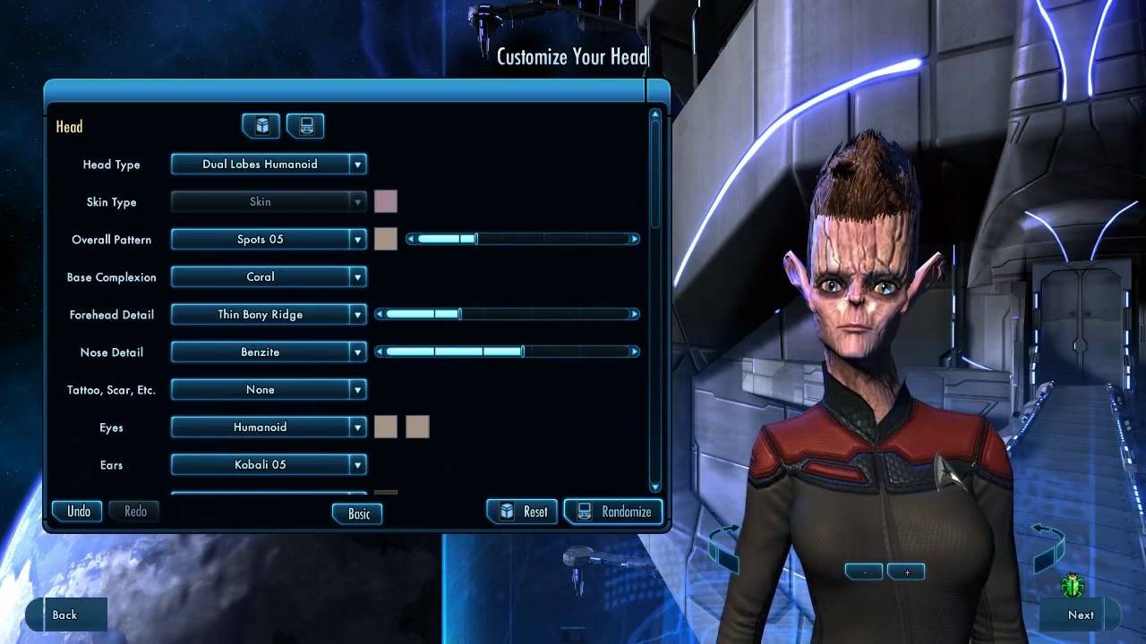 star trek character builder