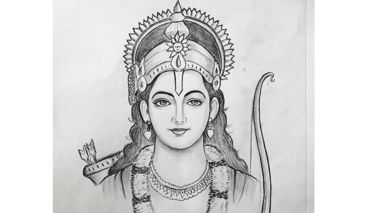 HD wallpaper: Lord Rama And Mata Sita, Rama and Sita sketch, God, hindu,  women | Wallpaper Flare