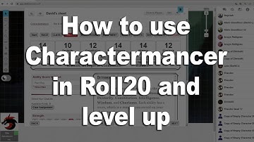 How to use Charactermancer in Roll20 and level up