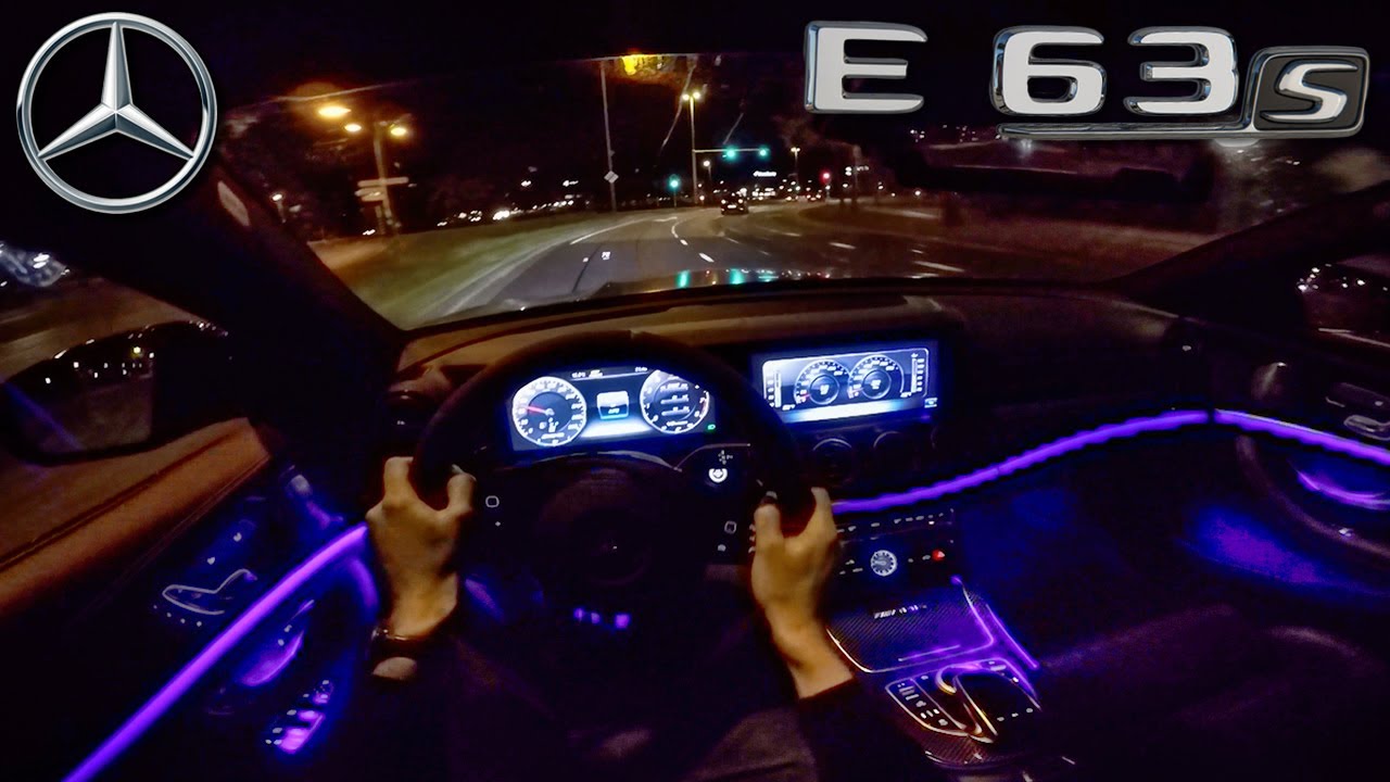 Mercedes Amg E63 S 4matic 612hp V8 Biturbo Night Drive Pov By Autotopnl