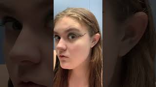 Wicked witch makeup transition #makeup #shorts #wicked