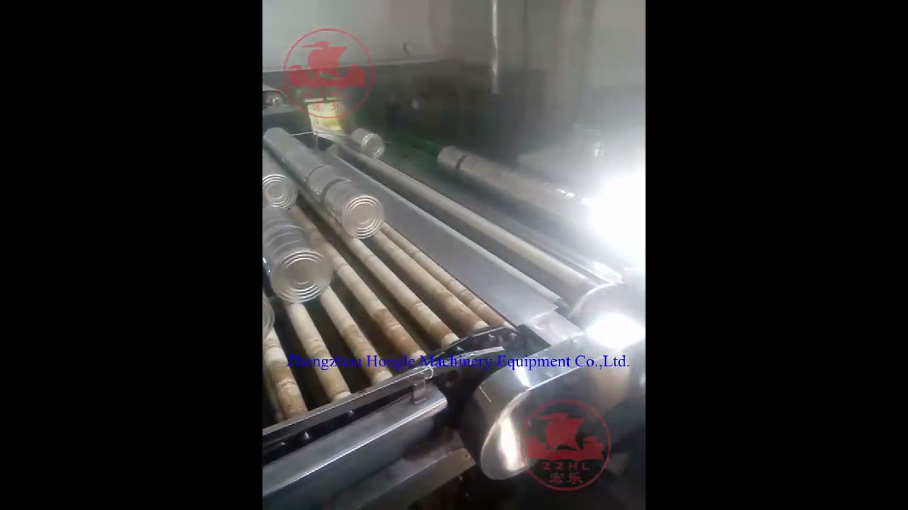 automatic tin can washing and palletizing machine