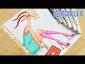How To Draw Gazelle From Zootopia 2