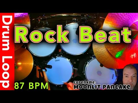 Syrupy Riff Starter: 20-Min Rock Drum Loop (87 BPM) | Stack Your