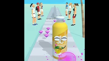 Juice Run Gameplay Max All Levels iOS, Android Mobile Walkthrough Run Drink Bottle