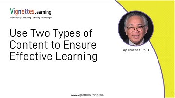 Story-based eLearning Idea: Use the Two Types of Content to Ensure Effective Learning