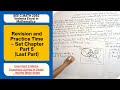 See Class 10 Math | SET Part 5 | 3 Sets Problems | Vedanta Revision and Practice Time |