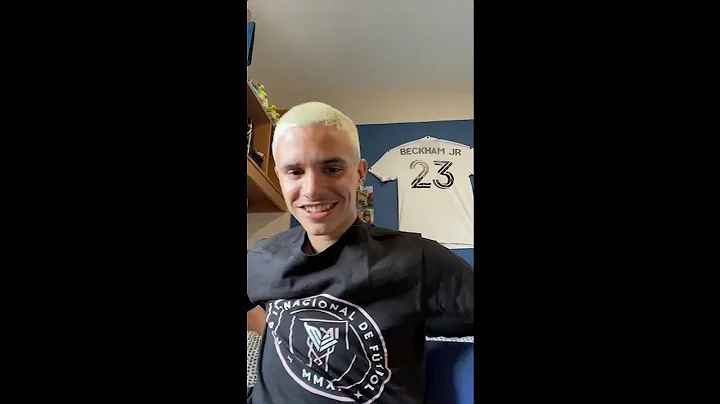 20210517 Romeo Beckham Instagram Live (with Mia Re...