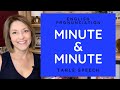 How to Pronounce MINUTE & MINUTE - American English Heteronym Pronunciation Lesson