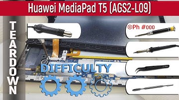 Huawei MediaPad T5 AGS2-L09 📱 Teardown Take apart Tutorial