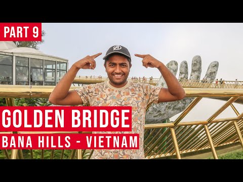 Golden Bridge on Ba Na Hills, Da Nang, Vietnam | Crazy Cable Car Ride & More | #EP9