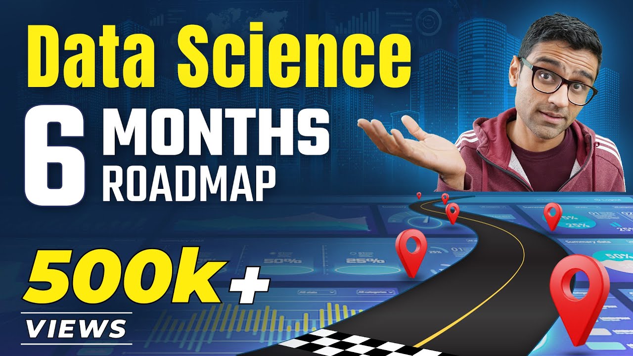 Step by step roadmap to learn data science in 6 months |  Complete data science roadmap