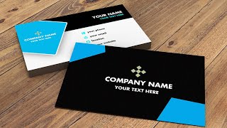How To Make Bussness Card Design (Photoshop CS6) Episode 1