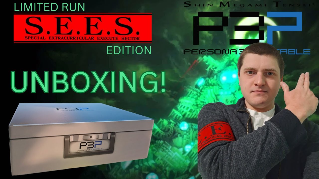 UNBOXING PERSONA 3 PORTABLE S.E.E.S EDITION FROM LIMITED RUN - YouTube