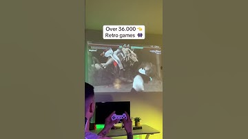 Who needs one ?🤔📽️projector + video game console🎮 #retrogaming #perfectgifts #videogames #gamers
