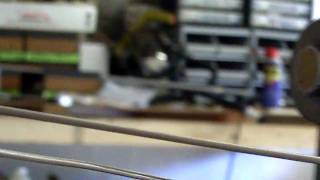 MICHAEL HEIT:  INSTALLING AFT PLATE & RUDDER CABLE GUIDES PART 2