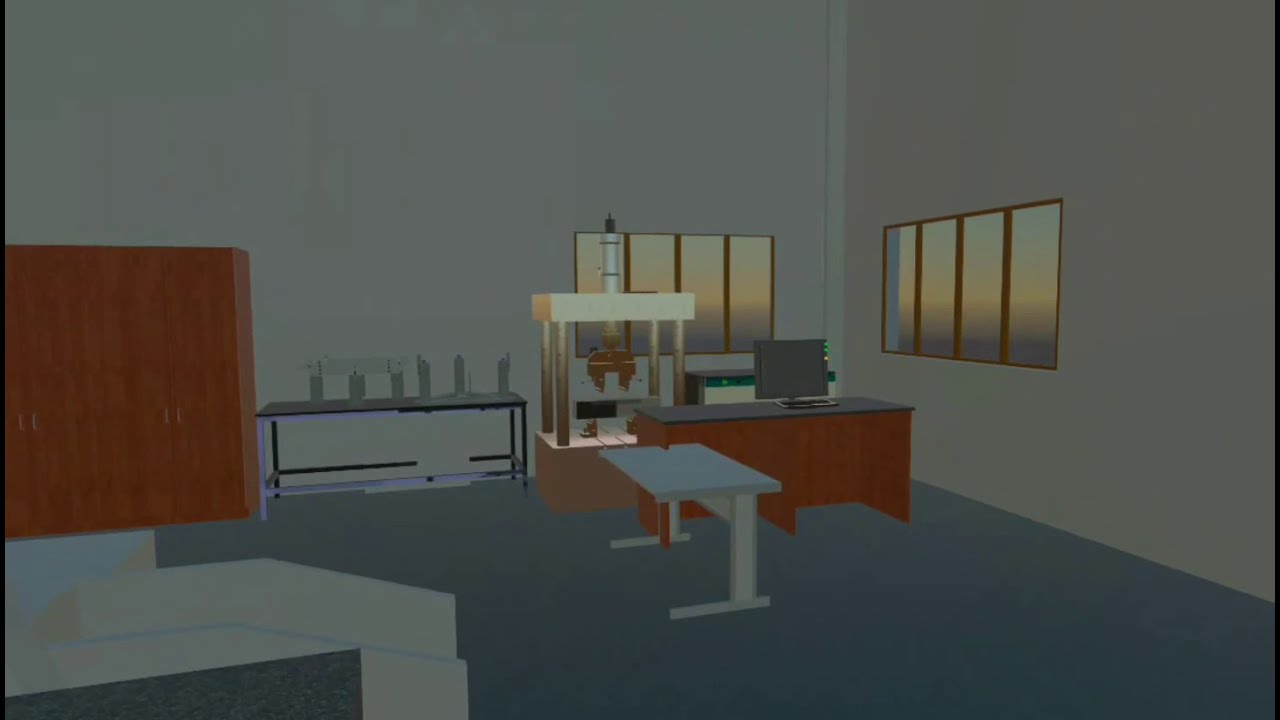 Structural elements Testing lab in immersive VR experience - YouTube