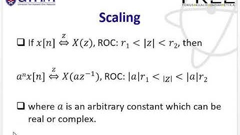 DSP C5P2 Z transform properties