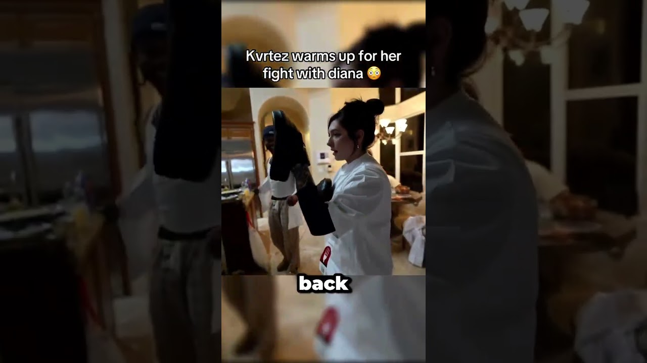 Кэт начала тренировки к своему боксерскому поединку.