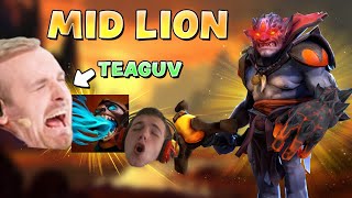 TEAGUV COULDN'T HANDLE THE SUCK!! MID LION