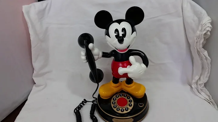 Vintage 1997 Mickey Mouse World's First Animated T...