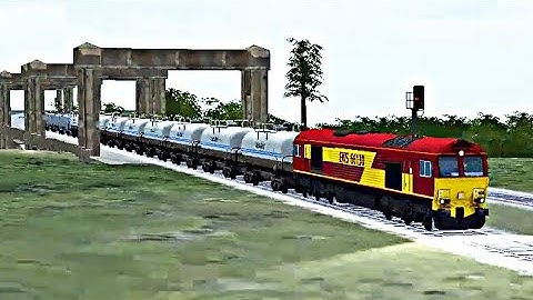 Train Sim - California Coast Using British Rail Class 66 - Simulasi Kereta Api