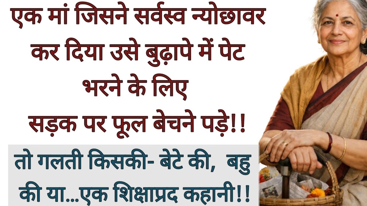 आत्मसम्मान! स्वाभिमानी मां की एक शिक्षाप्रद कहानी#suvichar #emotionalstory #hindi #kahani 