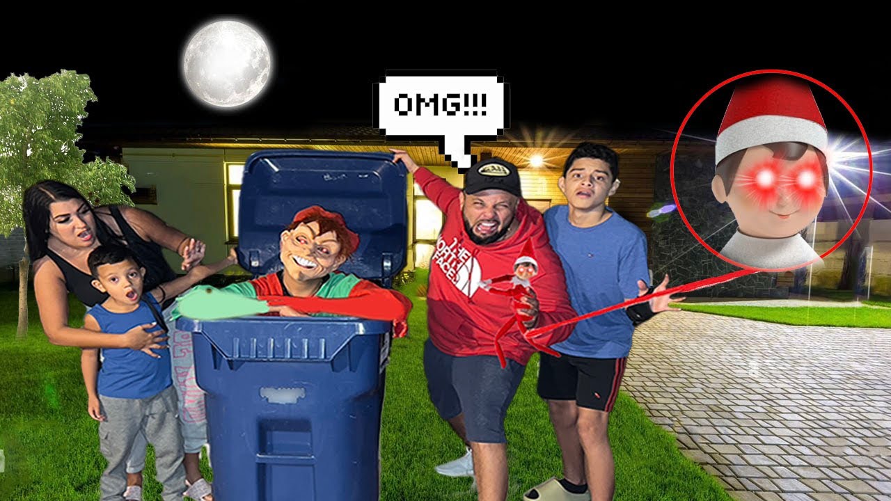 CREEPY ELF CAME TO OUR HOUSE