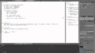 Blender 2.57 Intro to GUIs and Operators