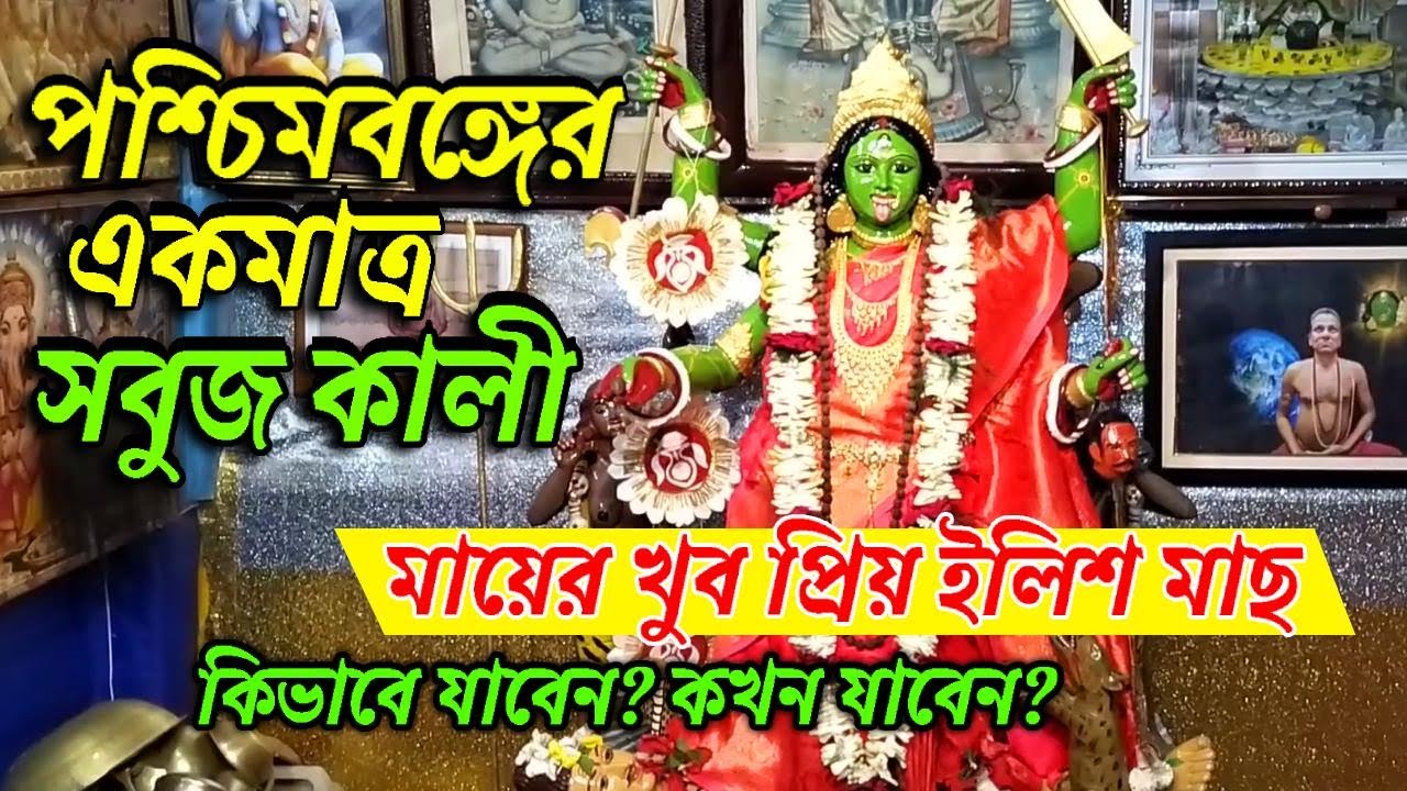 সবুজ কালী মন্দির | Sobuj kali mondir | পশ্চিমবঙ্গের একমাত্র সবুজ কালী | Sabuj Kali 2024 | Sobuj Kali