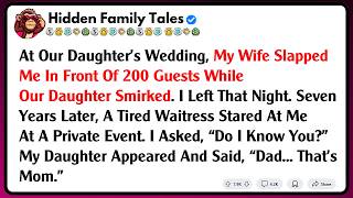 At Our Daughter’s Wedding, My Wife Slapped Me In Front Of 200 Guests While Our Daughter Smirked...