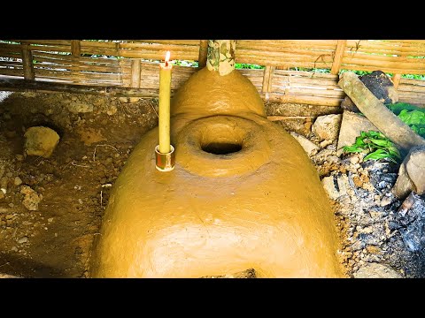 Make Candles & Build Earthen Furnace: Survival Alone In The Rainforest | EP.84