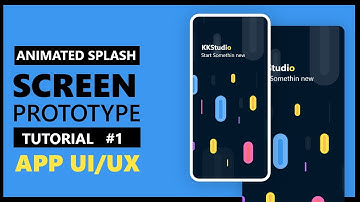Animated Splash Screen App   UI UX Design  And Prototype In Adobe XD | #AppUI Design Tutorial #1