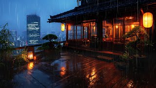 Download Lagu Solace Lofi 🕊️ Lofi Hip Hop Mix from a Rainy Rooftop [ Peace / Calm / Focus ] MP3