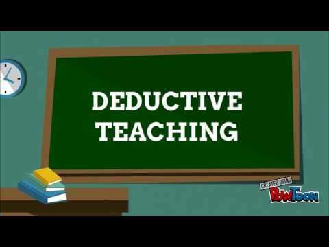 Inductive and Deductive Teaching